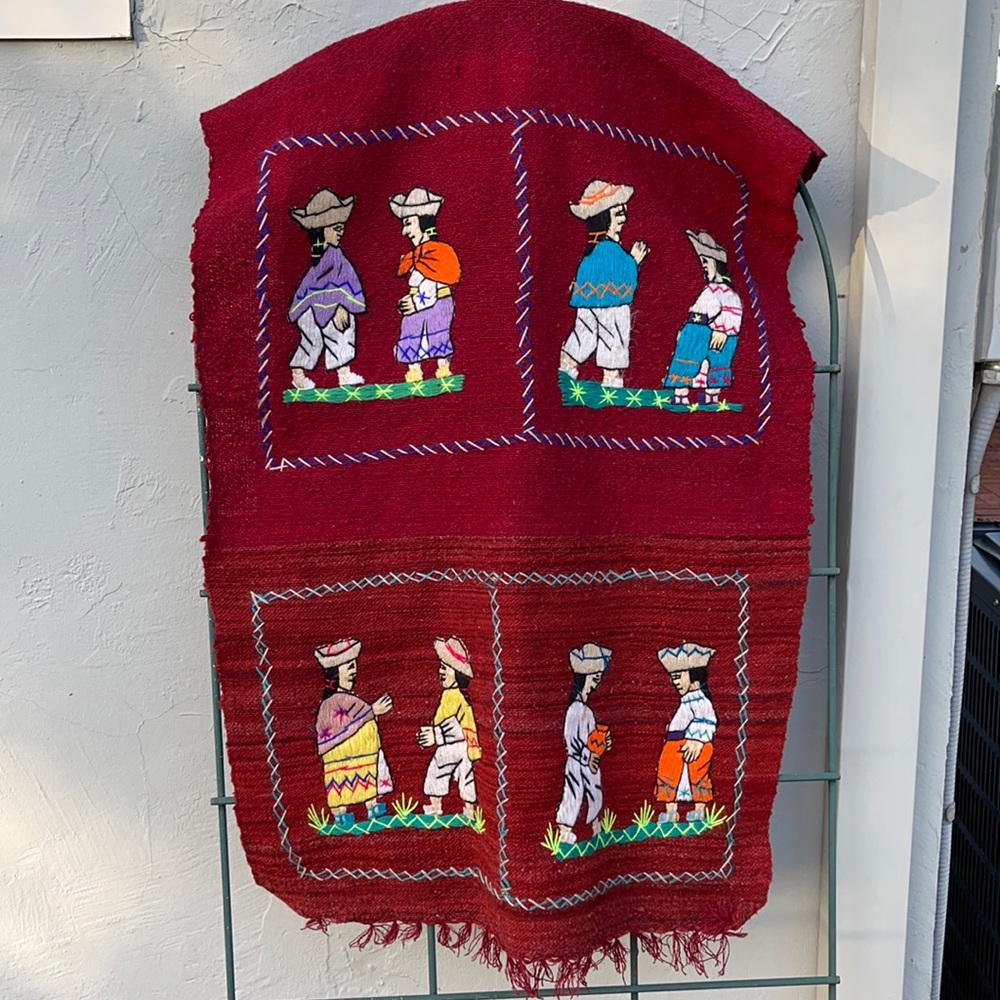 Embroidered Colorful Handmade Table Runner